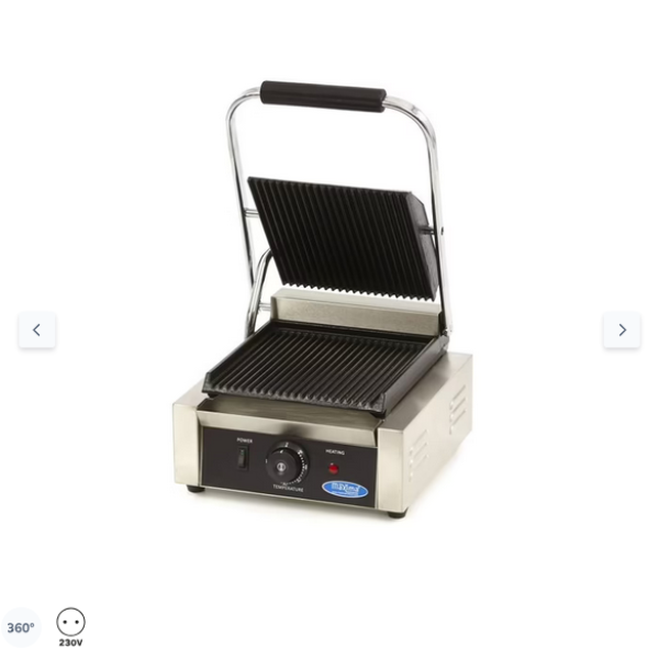  Contact Grill - Πιάτο σχάρας μονής σχάρας - 22cm